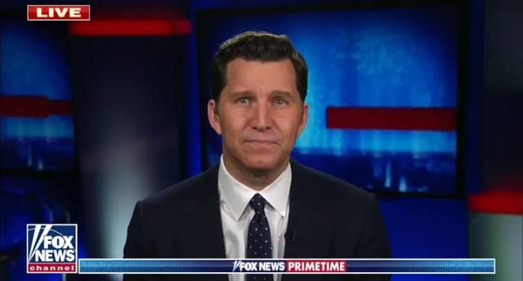 Will Cain speaking on camera during a broadcast about recent industry shifts in sports media.