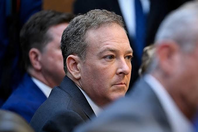 EPA Administrator Lee Zeldin at a cabinet meeting discussing agency policy updates.