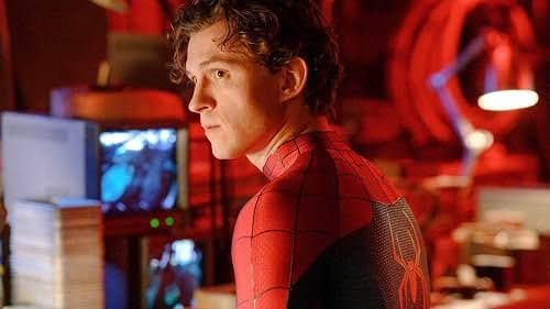 Tom Holland on the red carpet promoting the release of Spider-Man: Brand New Day in theaters.