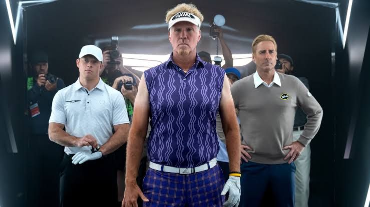 Will Ferrell in his role as Lonnie 'The Hawk' Hawkins in the Netflix comedy film.