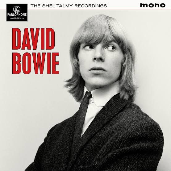 Cover artwork for The Shel Talmy Recordings featuring a young David Bowie from his 1965 studio sessions.