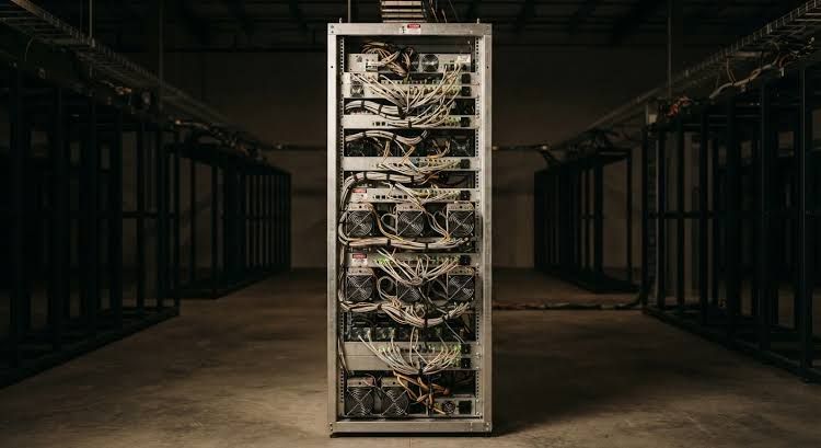 Aerial view of a data center facility with power infrastructure in Georgia.
