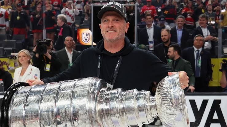 Stanley Cup engraving for the 2026 Carolina Hurricanes championship featuring owner Tom Dundon and his family members.
