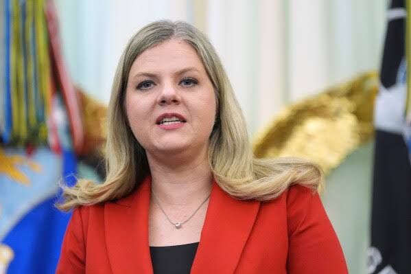 Dr. Heidi Overton, deputy director of the White House Domestic Policy Council, speaking during an August 2026 meeting.