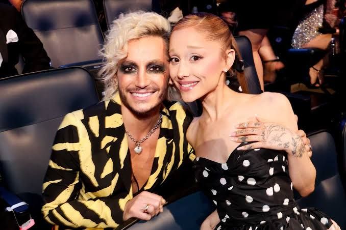 Frankie Grande and Ariana Grande standing together in New York City.