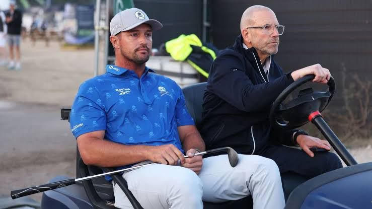 Bryson DeChambeau on the course during the Open Championship at Royal Birkdale.