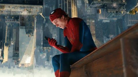 Tom Holland as Peter Parker in the film Spider-Man: Brand New Day.