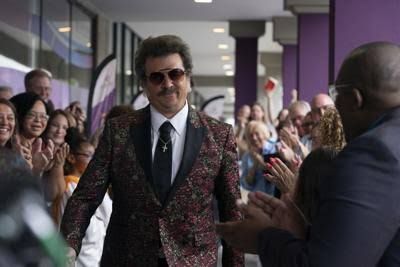 Danny McBride posing for a portrait in a professional setting.