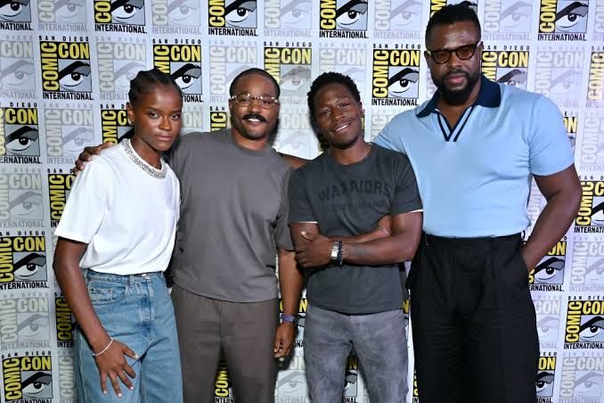 Ryan Coogler and David Jonsson attending the Marvel Studios panel at San Diego Comic-Con 2026.
