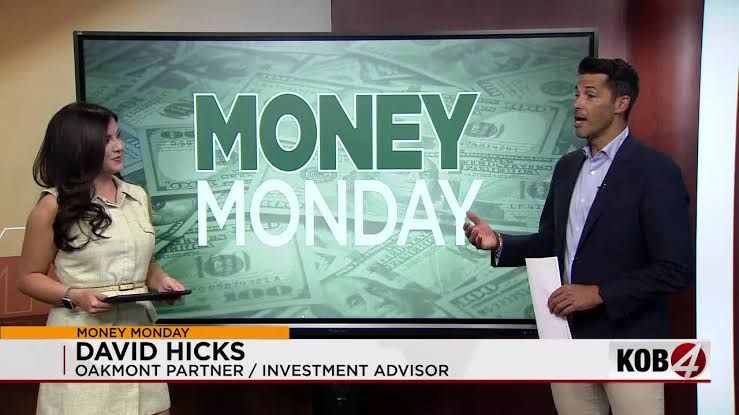 Financial advisor David Hicks discussing Social Security adjustments during a television interview.