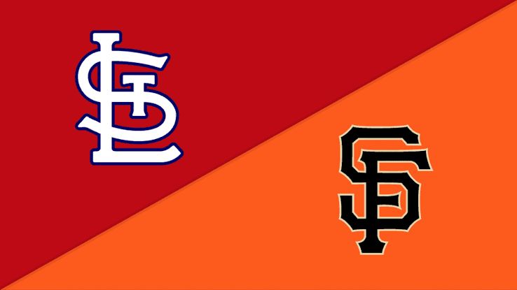 Giants player Bryce Eldridge swings the bat during his solo home run against the Cardinals.