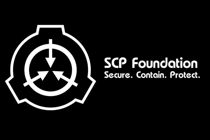 V/H/S: SCP movie title card representing the horror anthology series and the SCP Foundation logo.