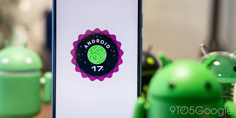 The Android 17 logo displayed on a digital screen, signaling the start of the QPR2 Beta 2 rollout for Pixel devices.