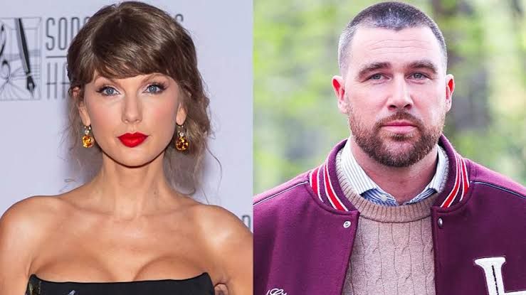 Travis Kelce and Taylor Swift attending a formal event shortly after their wedding ceremony.