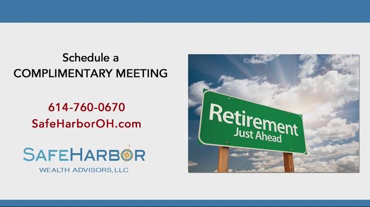 Cory Sickles from Safe Harbor Wealth Advisors discussing retirement planning strategies in a television studio.