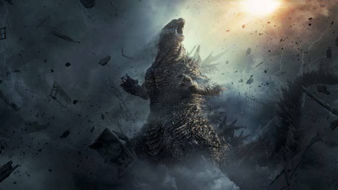 Director Takashi Yamazaki with the cast and crew promoting the world premiere of Godzilla Minus Zero.
