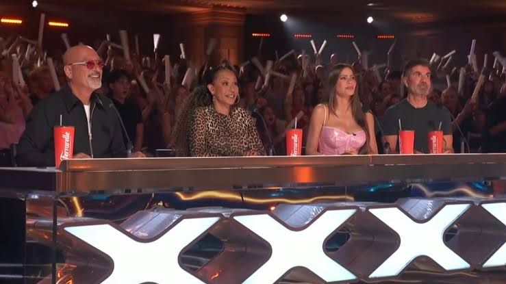 The magic group Hundred Fingers performing on stage during the AGT Season 21 live Quarterfinals.