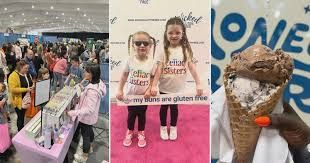 Vendors at the Wicked Gluten Free Expo display a variety of safe, allergen-friendly baked goods for attendees in Philadelphia.