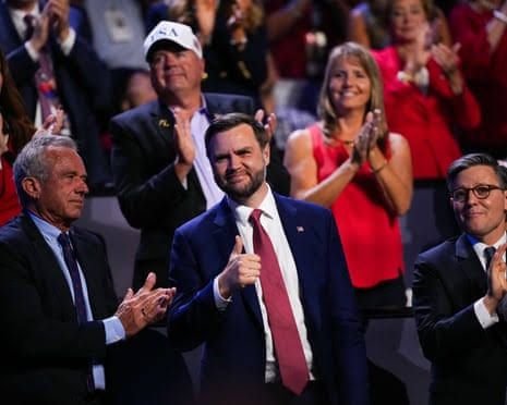 Donald Trump speaking at a podium during the Republican midterm convention in Dallas, Texas.