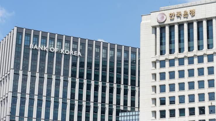 The Bank of Korea headquarters building in central Seoul.
